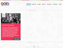 Tablet Screenshot of corp.gaiaonline.com